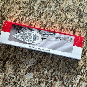 NIB Christmas Silverplated 11” Serving Trowel